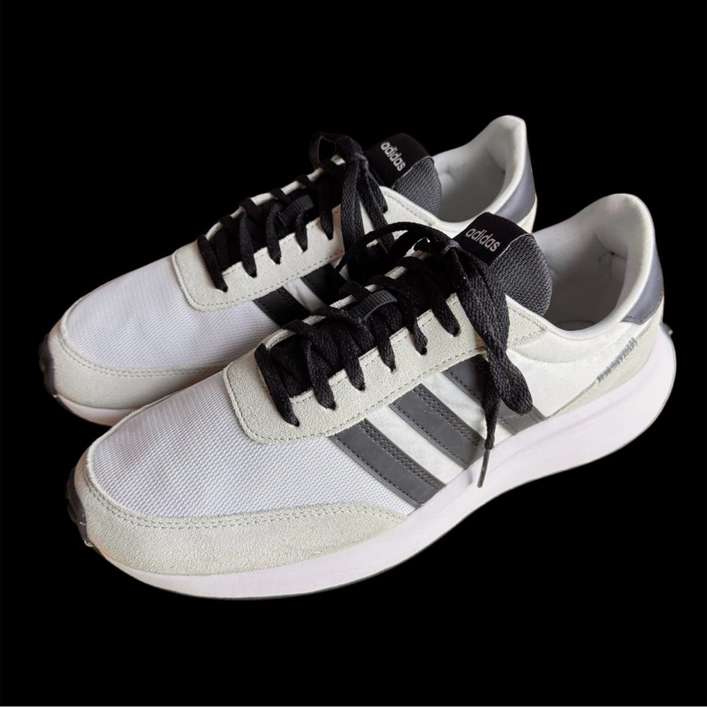 adidas White and Gray Sneakers